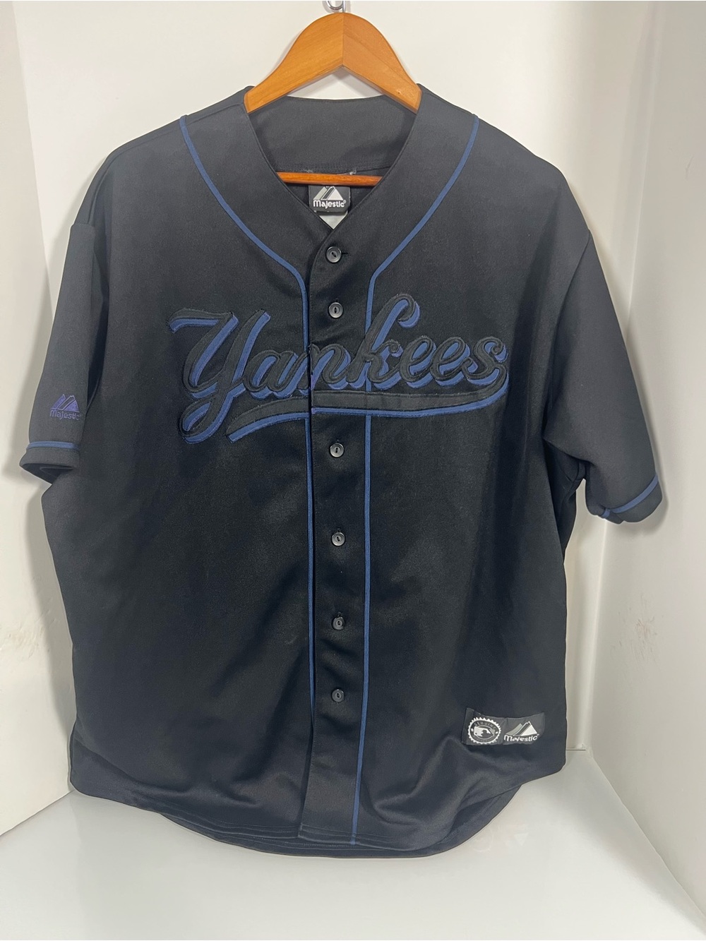 Vintage Majestic New York Yankees Blackout Jersey